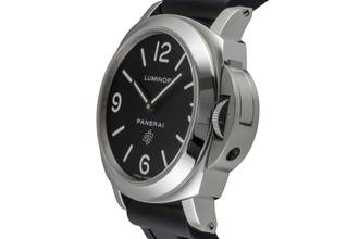 Thumbnail von Panerai Luminor Base Logo 44 Stahl Handaufzug Herrenuhr Ref. PAM00000