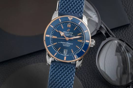  Breitling Superocean Heritage 42 Stahl/Gold Automatik Ref. UB2010161C1S1 B&P New 