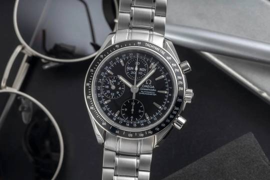  Omega Speedmaster Day-Date Chronograph Automatik Stahl Ref. 3220.50.00 B&P 