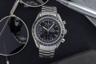 Thumbnail von Omega Speedmaster Day-Date Chronograph Automatik Stahl Ref. 3220.50.00 B&P