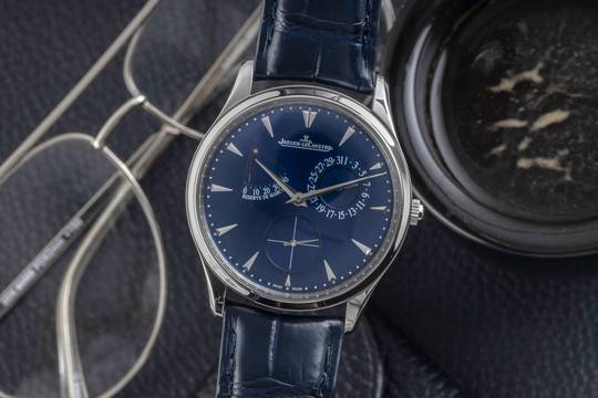  Jaeger-LeCoultre Master Ultra Thin Réserve de Marche Gangreserve Stahl Ref. Q1378480 B&P 2020 