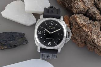 Thumbnail von Panerai Luminor Marina 1950 3 Days Stahl Automatik Ref. PAM00312 Papiere 2016