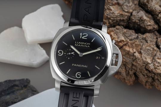  Panerai Luminor Marina 1950 3 Days Stahl Automatik Ref. PAM00312 Papiere 2016 