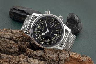 Thumbnail von Longines Legend Diver Stahl Automatik Herrenuhr Ref. L3.674.4.50.6 B&P