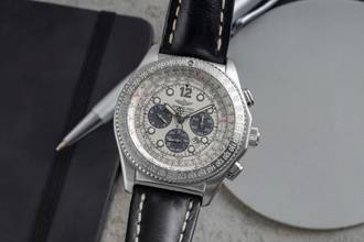  Breitling B-2 Chronograph Stahl Automatik Herrenuhr Ref. A42362 Papiere 2003 
