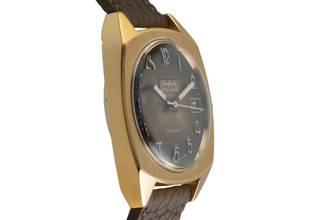 Thumbnail von Glashütte Original Spezimatic Messing vergoldet Automatik Herrenuhr Vintage Klassiker