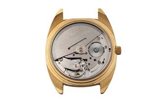 Thumbnail von Glashütte Original Spezimatic Special Green Dial vergoldet Automatik Herrenuhr Vintage