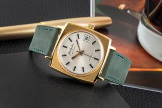 Thumbnail von Glashütte Original Spezimatic Silver Dial vergoldet Automatik Herrenuhr Vintage Klassiker