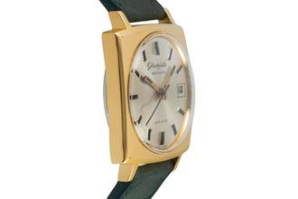 Thumbnail von Glashütte Original Spezimatic Silver Dial vergoldet Automatik Herrenuhr Vintage Klassiker