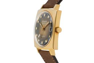Thumbnail von Glashütte Original Spezimatic Brown Dial vergoldet Automatik Herrenuhr Vintage Klassiker