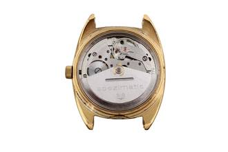 Thumbnail von Glashütte Original Spezimatic Blue Dial vergoldet Automatik Herrenuhr Vintage Klassiker