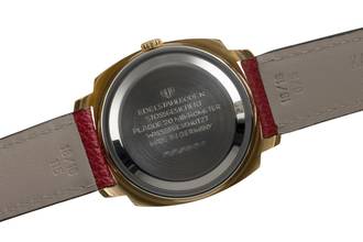 Thumbnail von Glashütte Original Spezimatic Red Circle Dial vergoldet Automatik Herrenuhr Vintage