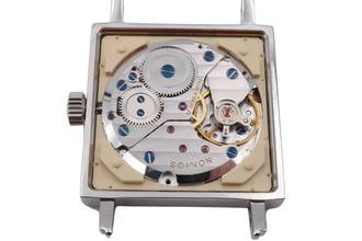 Thumbnail von NOMOS Tetra Glashütte Tetra 27,5 Edelstahl Handaufzug Herrenuhr Ref. 401 Papiere 1996