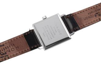 Thumbnail von NOMOS Tetra Glashütte Tetra 27,5 Edelstahl Handaufzug Herrenuhr Ref. 401 Papiere 1996