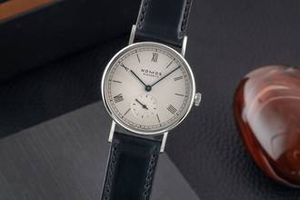 Thumbnail von NOMOS Ludwig Glashütte Ludwig 33 Stahl Handaufzug Medium Size Ref. 243 B&P 2011