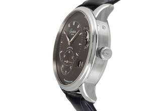 Thumbnail von Glashütte Original PanoMaticLunar Stahl Automatik Herrenuhr Ref 1-90-02-43-32-05