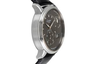 Thumbnail von Glashütte Original PanoMaticLunar Stahl Automatik Herrenuhr Ref 1-90-02-43-32-05