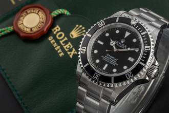 Thumbnail von Rolex Sea-Dweller 4000 Stahl Automatik Herrenuhr Ref. 16600 B&P LC400 Collector´s Set