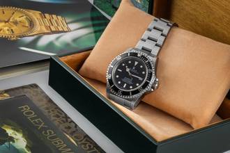 Thumbnail von Rolex Sea-Dweller 4000 Stahl Automatik Herrenuhr Ref. 16600 B&P LC400 Collector´s Set
