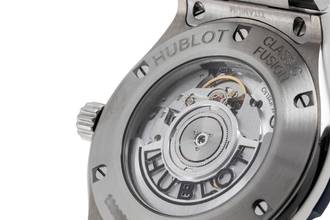 Thumbnail von Hublot Classic Fusion 42 Blue Titan Automatik Ref. 548.NX.7170.NX B&P 2019