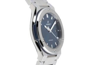 Thumbnail von Hublot Classic Fusion 42 Blue Titan Automatik Ref. 548.NX.7170.NX B&P 2019