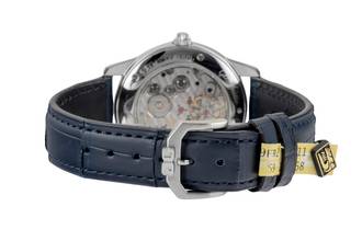 Thumbnail von Glashütte Original Pavonina 1845 Auf Ab Stahl Handaufzug Herrenuhr Ref. 49-03-03-01-04 Klassiker