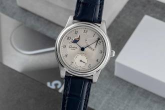 Thumbnail von Glashütte Original Pavonina 1845 Auf Ab Stahl Handaufzug Herrenuhr Ref. 49-03-03-01-04 Klassiker