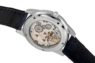 Thumbnail von Glashütte Original Pavonina 1845 Auf Ab Stahl Handaufzug Herrenuhr Ref. 49-03-03-01-04 Klassiker