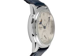 Thumbnail von Glashütte Original Pavonina 1845 Auf Ab Stahl Handaufzug Herrenuhr Ref. 49-03-03-01-04 Klassiker