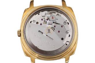 Thumbnail von Glashütte Original Spezimatic Red Dial vergoldet Automatik Herrenuhr Vintage Klassiker