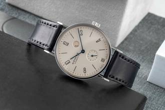 Thumbnail von NOMOS Tangente Gangreserve Datum Gangreserve Stahl Handaufzug Herrenuhr Ref 131