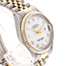 Thumbnail von Rolex Datejust 36 Steel/Gold White – 16013 – like NEW – 06/1982 Full Set Lc100
