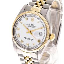 Thumbnail von Rolex Datejust 36 Steel/Gold White – 16013 – like NEW – 06/1982 Full Set Lc100