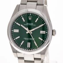Thumbnail von Rolex Oyster Perpetual 41 Green – 124300 – like NEW – 06/2024 Full Set Lc100