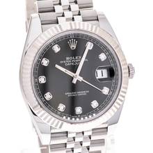 Thumbnail von Rolex Datejust 41 Black Diamond – 126334 – like NEW – 01/2024 Full Set