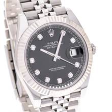 Thumbnail von Rolex Datejust 41 Black Diamond – 126334 – like NEW – 01/2024 Full Set