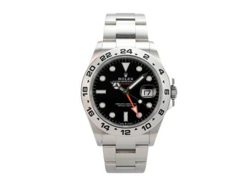 Rolex Explorer II 42 Edelstahl Ref. 226570 Zifferblatt Schwarz