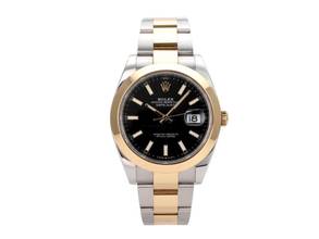 Thumbnail von Rolex Datejust 41 Edelstahl Gelbgold Ref. 126303 Schwarz