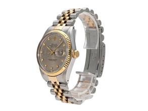 Thumbnail von Rolex Datejust 36 Edelstahl/Gelbgold 16013 Stahl Jubilé Diamant