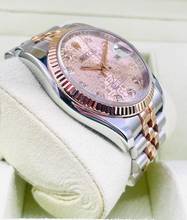 Thumbnail von Rolex Datejust 36 Steel/Rose Anniversary Pink Diamond Dial BOX+PAPERS Top Condition year: 2011 jubilee