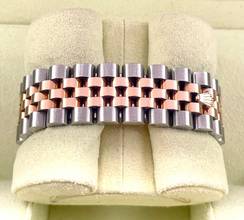 Thumbnail von Rolex Datejust 36 Steel/Rose Anniversary Pink Diamond Dial BOX+PAPERS Top Condition year: 2011 jubilee
