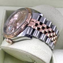Thumbnail von Rolex Datejust 36 Steel/Rose Anniversary Pink Diamond Dial BOX+PAPERS Top Condition year: 2011 jubilee