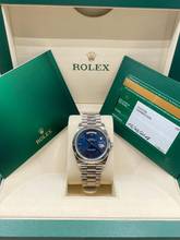 Thumbnail von Rolex Day-Date 40 BLUE ROMAN Dial 2017 Full Set Box&Papers nice Condition Ref: 228239 FULL SET WITH BOX AND PAPERS year:2017