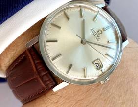 Thumbnail von Omega Genève Vintage Automatic Automatik Date Beautiful Condition 162009