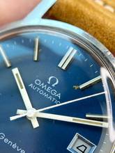 Thumbnail von Omega Genève Serviced Geneve Vintage Automatic Automatik Blue Dial 1660163 1660163