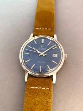 Thumbnail von Omega Genève Serviced Geneve Vintage Automatic Automatik Blue Dial 1660163 1660163
