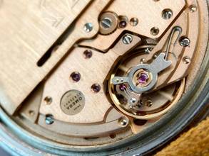Thumbnail von Omega Genève Serviced Geneve Vintage Automatic Automatik Blue Dial 1660163 1660163