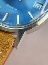 Thumbnail von Omega Genève Serviced Geneve Vintage Automatic Automatik Blue Dial 1660163 1660163