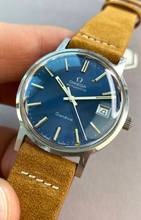 Thumbnail von Omega Genève Serviced Geneve Vintage Automatic Automatik Blue Dial 1660163 1660163