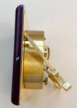Thumbnail von Cartier Table Clock Vintage Table Clock Reisewecker Tischuhr Alarm Bordeaux Red
